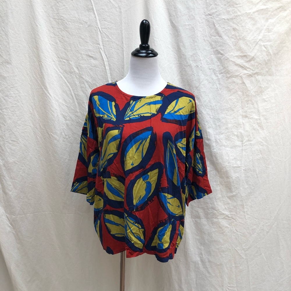 Oversized-style Corey Lynn Calter blouse from Anthropologie NWT